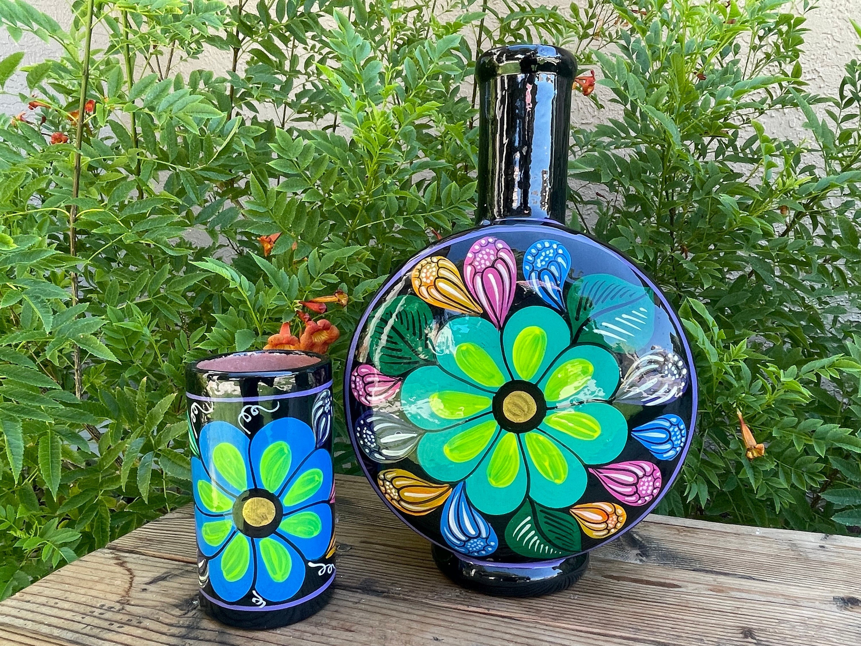 工芸品 Mexico water jug Black Mexican Water Jug - Etsy