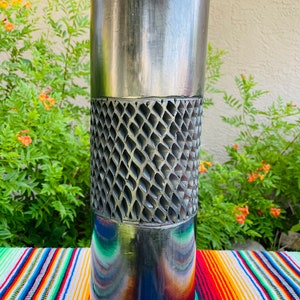 Extra Large Barro Negro Vase .  Elegant Pottery from Oaxaca Mexico.  Made in Mexico. Black Clay