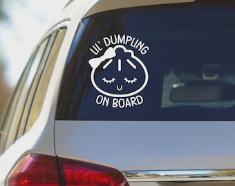 BaoBae Baby On Board Car Decal, Gift For New Mom/Dad: UV Resistant Vinyl