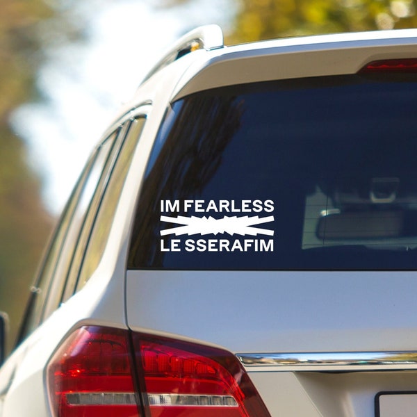 Le SSerafim Car Decal, Kpop Car Decal, Car Window Decal, Vinyl Sticker, Car Sticker, Vinyl Decal Active