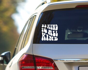 Be Kind Decal, Car Decal, Car Window Decal, Vinyl Sticker, Car Sticker, Funny Car Decal, Vinyl Decal
