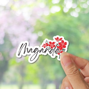Maganda Sticker, Filipino Roots, Pinoy Strong, Laptop Decal, Sticker For Water Bottle