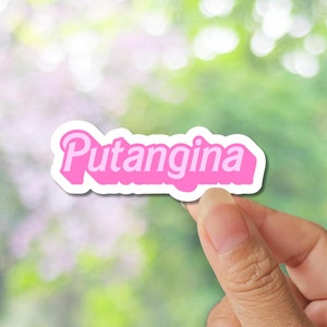 Putangina Sticker, Philippines Sticker For Water Bottle, Filipino Sun, Water Resist Decal, Laptop Decal, Kawaii Sticker