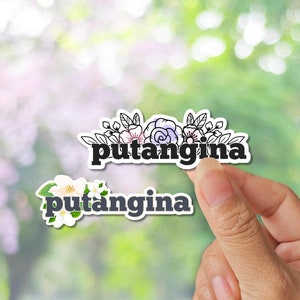 Putangina Sticker, Philippines Sticker For Water Bottle, Filipino Sun, Water Resist Decal, Laptop Decal, Kawaii Sticker