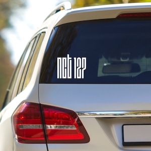 NCT 127 Merch, NCT Dream Sticker, Kpop Car Decal, Kpop Merch, Car Window Decal, Vinyl Sticker, Car Sticker, Vinyl Decal Active