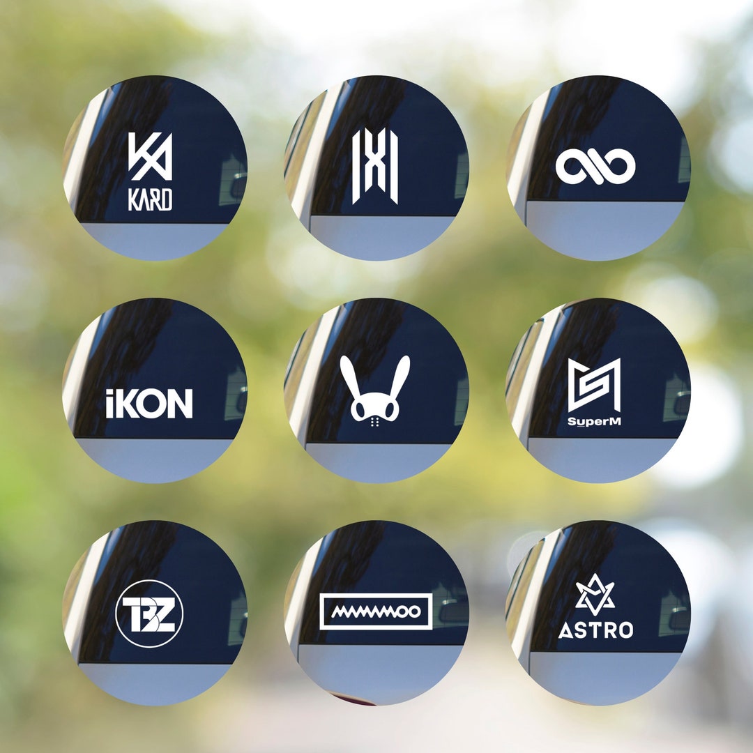 Kpop Car Decal, Mamamoo, the Boyz, Ikon, Kard, Car Window Decal, Vinyl