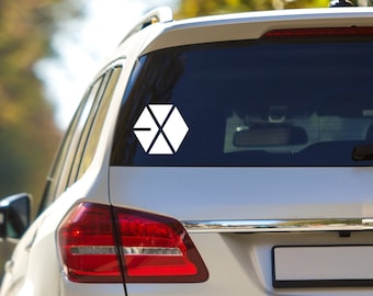 Exo Car Decal, Kpop Car Decal, Kpop Merch, Car Window Decal, Vinyl Sticker, Car Sticker, Vinyl Decal Active