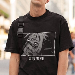 UNISEX Horror Manga Creepy Girl T-Shirt, Manga Gothic T-Shirt, Dark Anime Gothic T-Shirt