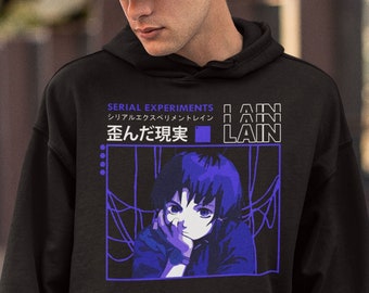 UNISEX Serial Experiments Lain Hoodie, Anime Graphic, Science Fiction, Hoodie Men & Women, Anime Sweater, Anime Gift, Cyberpunk - Etsy UNISEX Serial Experiments Lain Hoodie, Anime Graphic, Science Fiction, Hoodie Men & Women, Anime Sweater, Anime Gift, Cyberpunk - Etsy