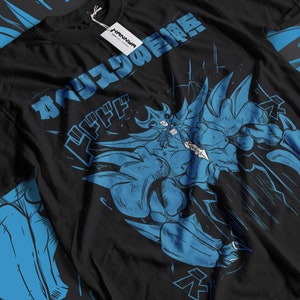 Unisex Anime Duel King T Shirt Black