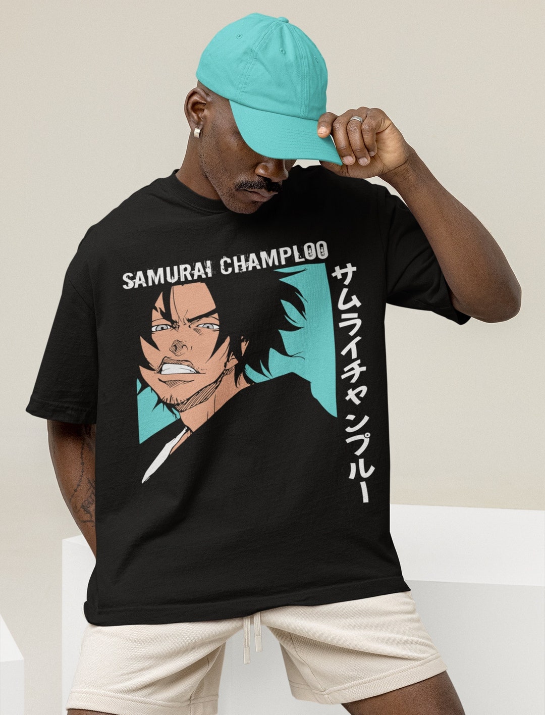 UNISEX Samurai Champloo Shirt, Sword, Graveyard, Anime T-shirt