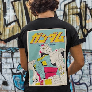 UNISEX Gundam Shirt, Gundam Vintage Shirt, Anime Shirt, Anime Lovers, Anime Tshirt, Manga Shirt, Anime Clothing, Kawaii, Aesthetic