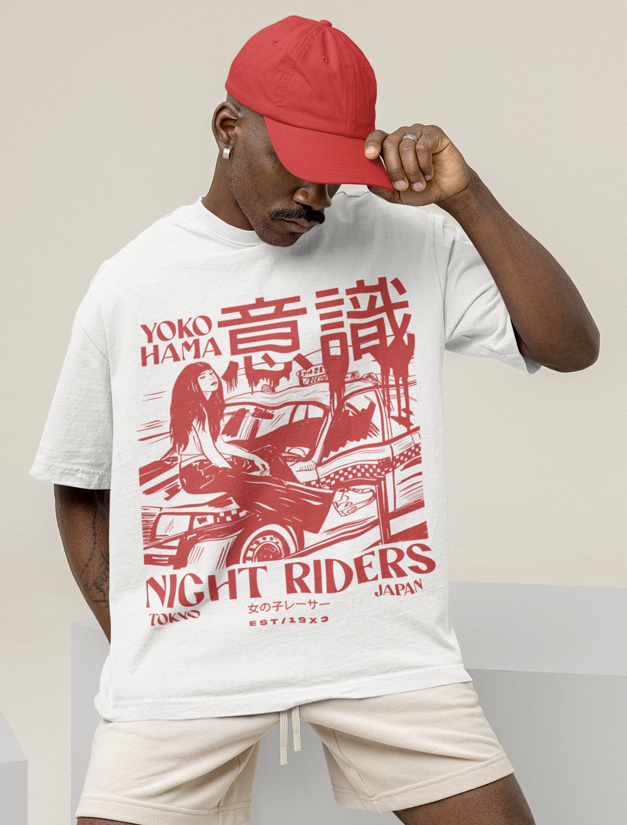 DISTORTED REALITY  Streetwear Harajuku T-Shirt Hip Hop Cartoon Korean Print Men Tshirt Fashion Cotton Casual, Summer Short Sleeve T Shirt