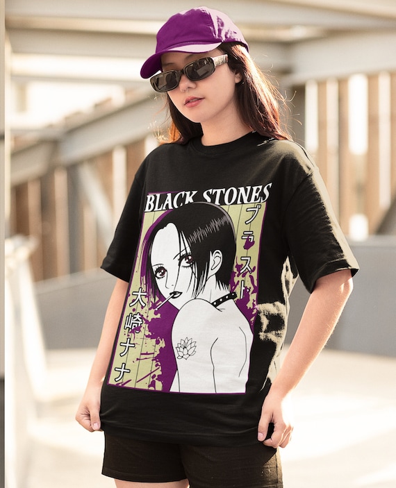 UNISEX, Nana Osaki Anime T Shirt, Black Stones T Shirt