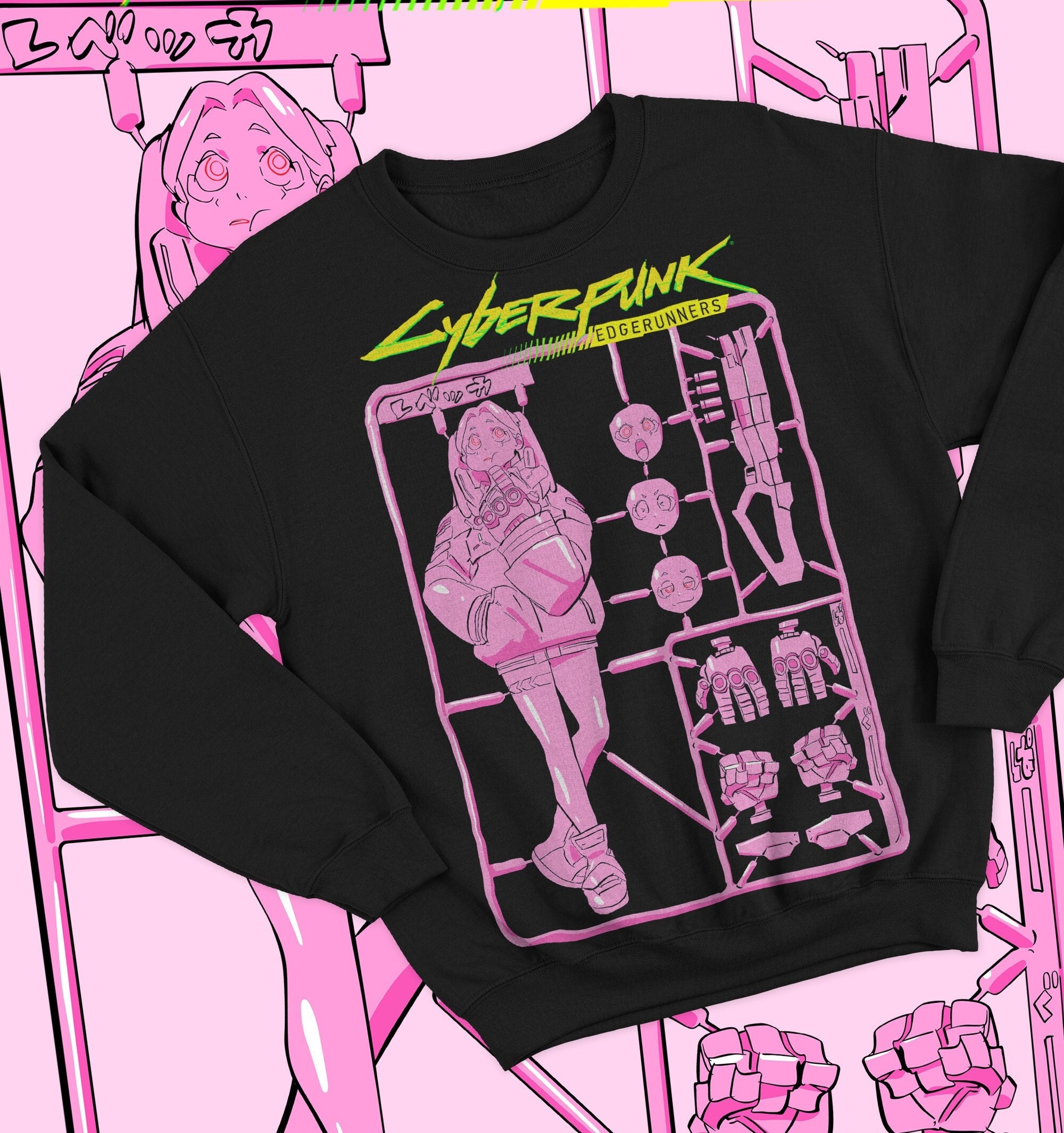 UNISEX - Cyberpunk Edgerunners Anime Sweatshirt, Lucy Waifu