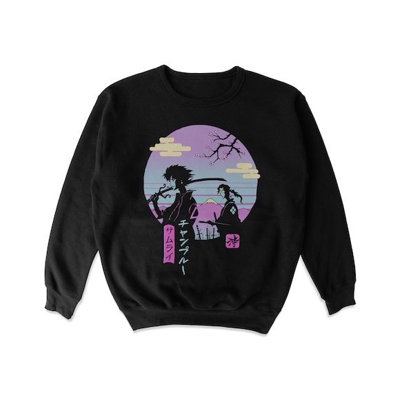 UNISEX Samurai Champloo Sweatshirt Sword Graveyard Anime Sweatshirt Walk Mugen Jin Fuu Kasumi Samurai Champloo Anime Sweatshirt Etsy