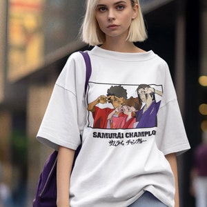 UNISEX Samurai Champloo Shirt, Sword, Graveyard, Anime T-Shirt, Walk, Mugen, Jin Fuu, Kasumi, Samurai Champloo, Unisex Jersey, Sleeve Tee