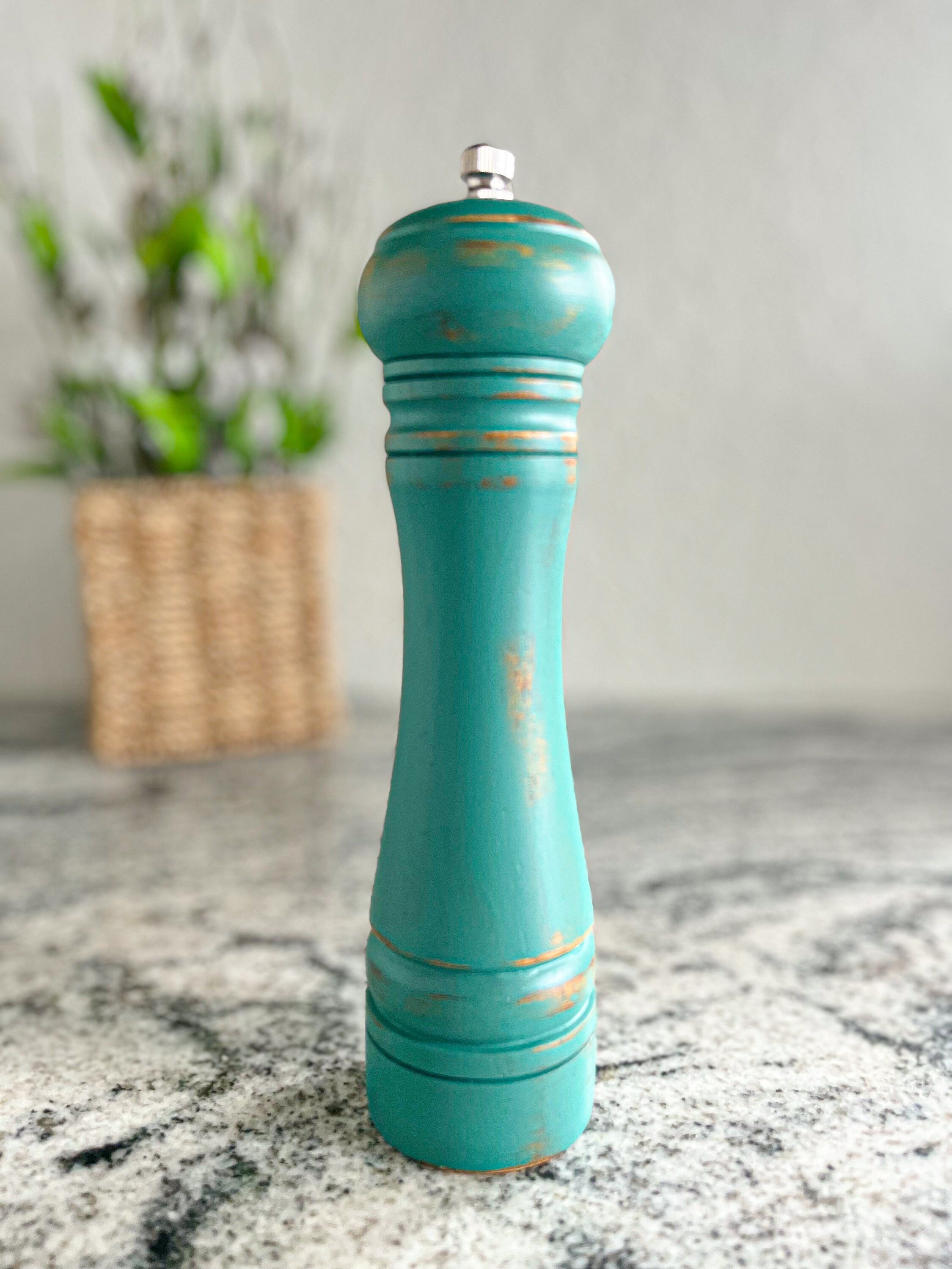 Colorful Spice Grinder, Pepper Mill, Kitchen Decor, Mothers Day Gift