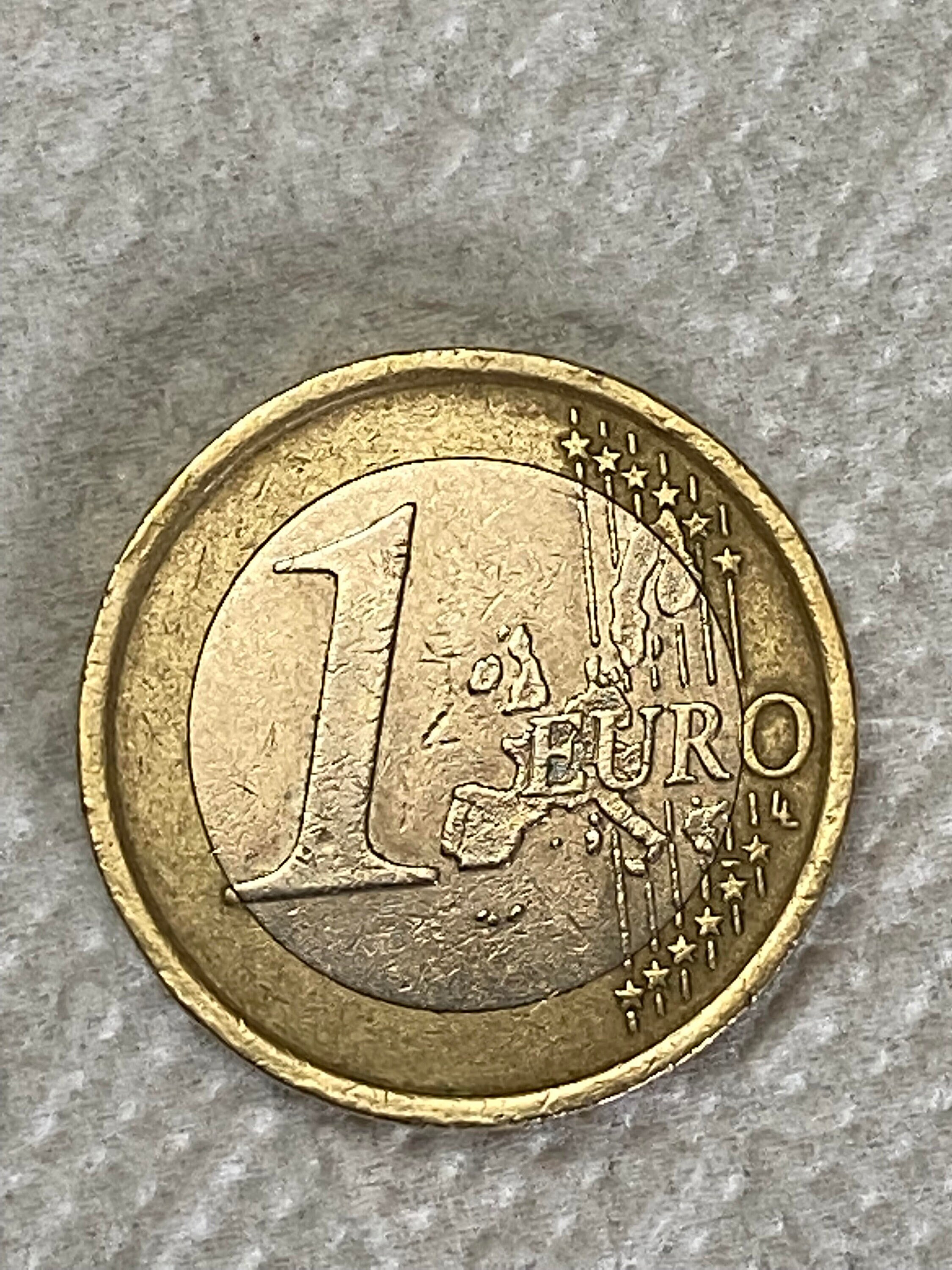Piece De 1 Euro Rare Leonard Vinci 1 Euro 2002 Italy Leonardo Da Vinci - Etsy