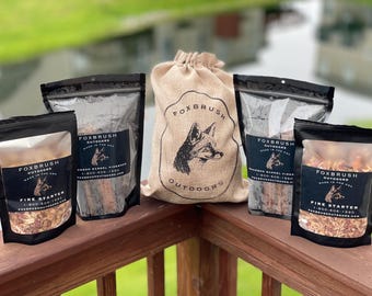 Kentucky Bourbon Barrel Kindling | Aromatic Fire Starter Set