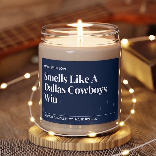 Smells Like a Touchdown Candle Etsy