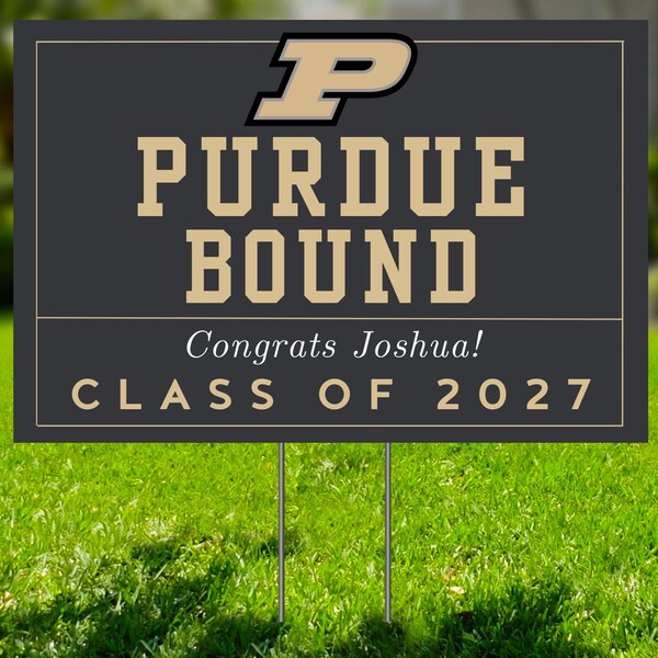 Purdue Yard Sign - Etsy