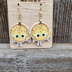 Teacher Earrings| Smart Cookie| Back to School Earrings| Teacher Gifts| Character Earrings