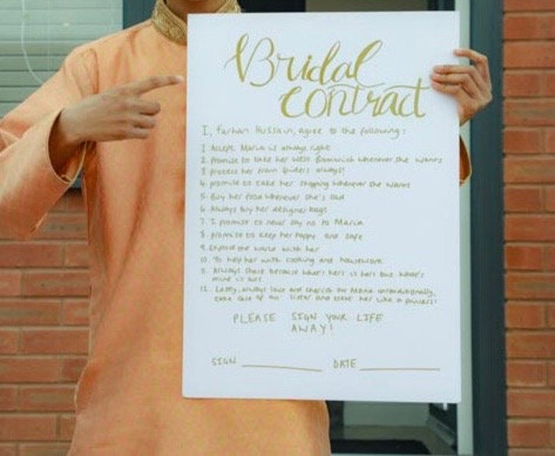 Bridal Contract/wedding Gate Signs/entrance Signs/gateway Signs Ribbon ...