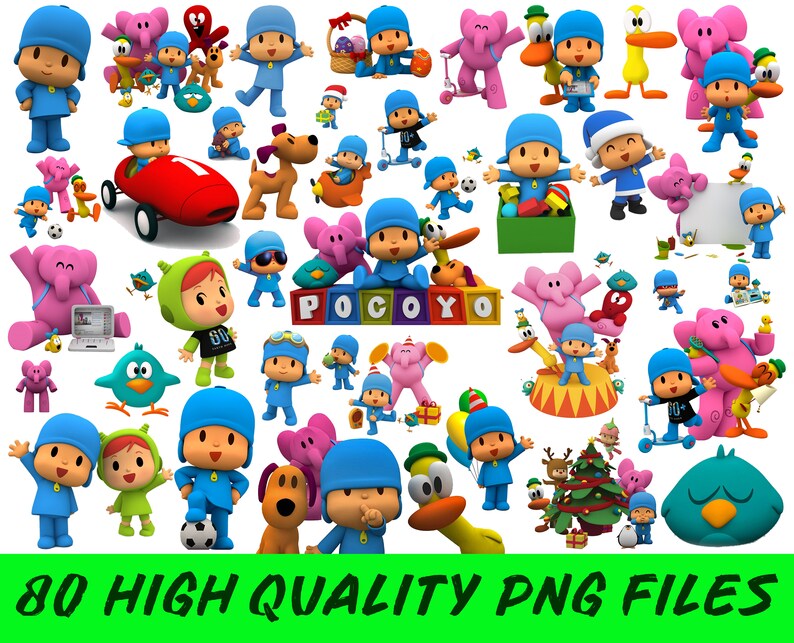 Pocoyo Clipart Pocoyo PNG Imágenes de Pocoyo Imagen de Etsy México