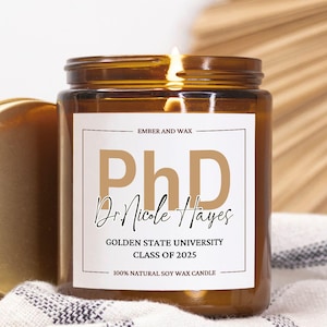 Phd Graduation Gifts Phd Candles Dissertation Candles Doctorate Graduation Gifts Dissertation Gifts Phd Defense Gifts Phd Gifts Thesis Gifts