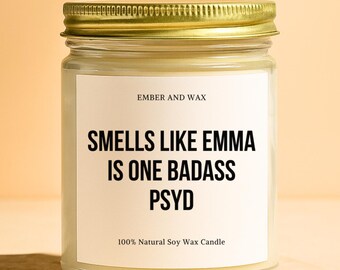 Psychologist Gift Psyd Candle Psyd Graduation Gifts Psychologist Graduation Candle Future Psyd Gifts Psychology Student Gift Psyd Grad Gifts