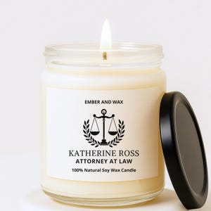 Lawyer Gifts Attorney Gifts Law Office Gifts New Lawyer Graduation Candle Lawyer Appreciation Gifts Law School Graduation Future Lawyer Gift