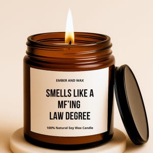 Lawyer Gifts Attorney Gifts Law Office Gifts New Lawyer Graduation Candle Lawyer Appreciation Gifts Law School Graduation Future Lawyer Gift