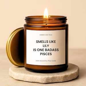 Pisces Candle Pisces Zodiac Candle Pisces Birthday Candle Zodiac Pisces March Candle Astrology Sign Pisces Birthday Candle Pisces Sign Gifts