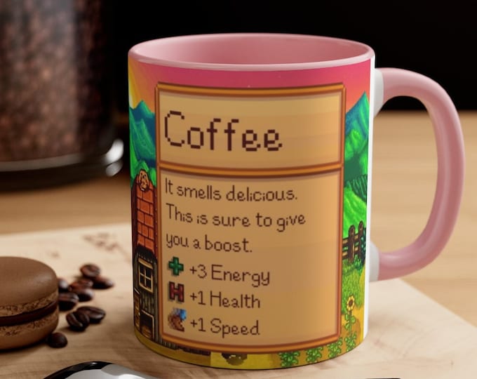 Stardew Valley Mug, Stardew Valley Gift, Valley Coffee Mug, Stardew Valley Game, Stardew Valley Cup, Stardew Mug, Video Game Mug, Gamer Mug
