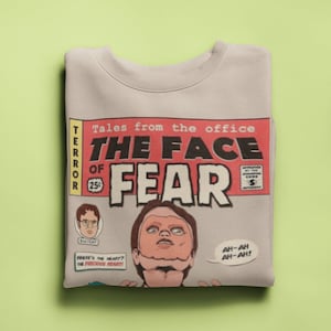 Dwight Schrute &#39;The Office&#39; Sweatshirt: Face of Fear Comic