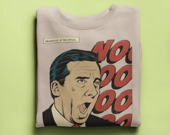 "The Office ""Noooo"" Sweatshirt - Michael Scott Rundhalsausschnitt."