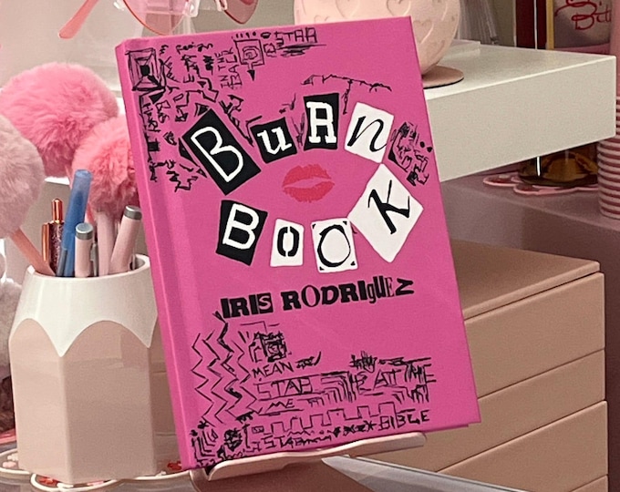 Custom Personalized Mean Girls, Burn Book, Regina George, Cady Heron, Gretchen Weiners, Lindsay Lohan, Gift For Girlfriend, Journal