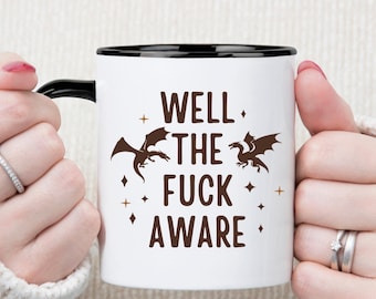 Well Thefucker Aware Becher - Fourth Wing Romantasy Lesergeschenk