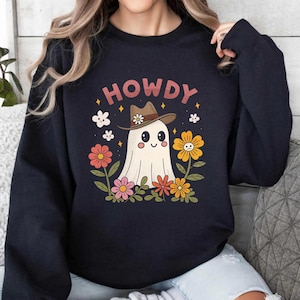 Howdy Halloween Shirt, Western Halloween Girls Shirt, Halloween Cowboy Shirt, Funny Cowgirl Halloween Shirt, Spooky Western Halloween Shirt
