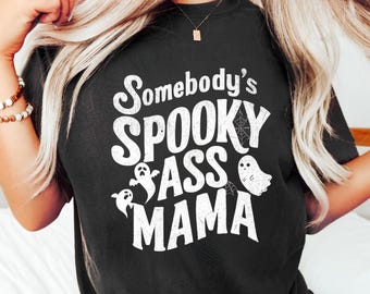 Spooky Mama Halloween T-Shirt: Funny Mom Gift