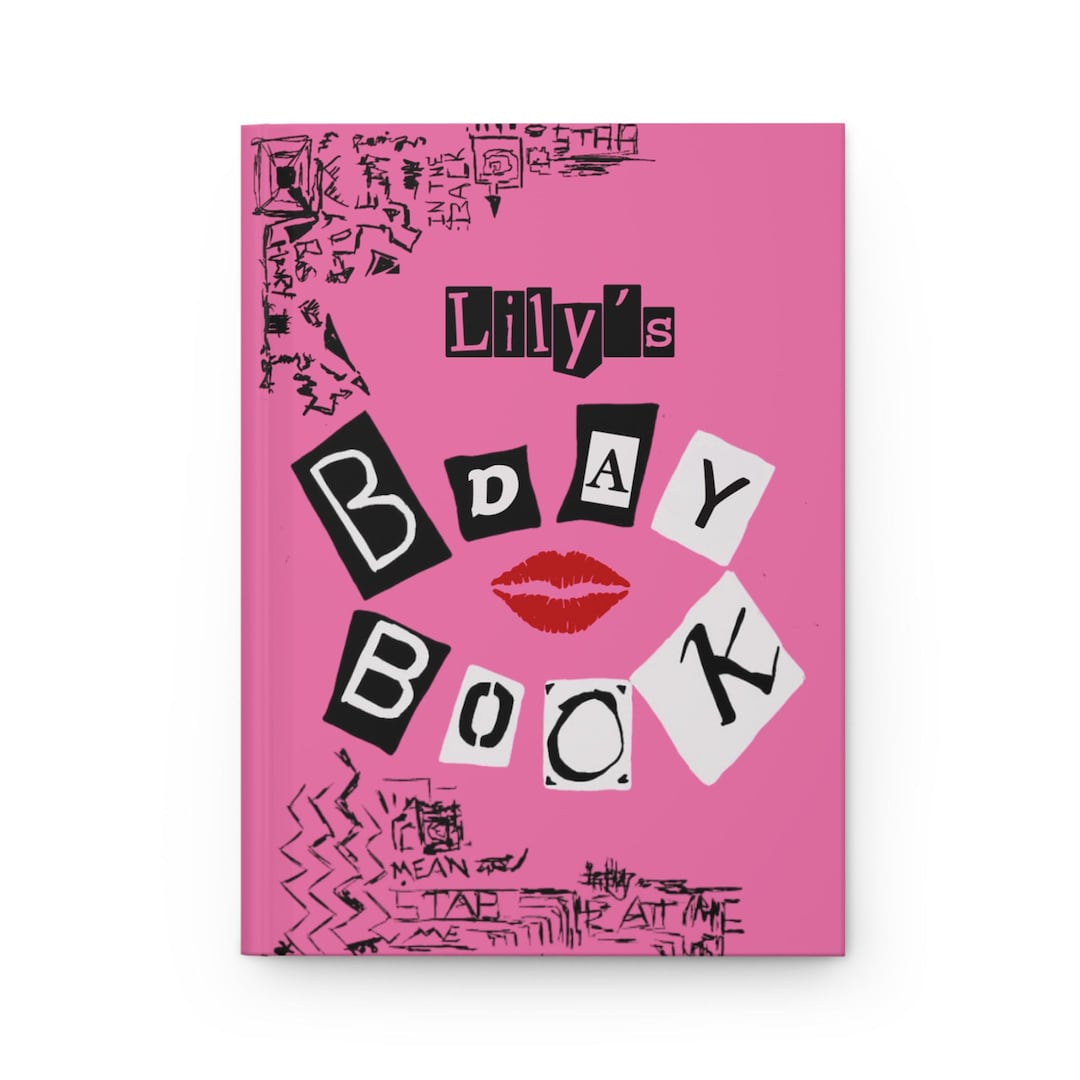 Birthday Burn Book - Customizable Birthday Memory Book Mean Girls Party ...