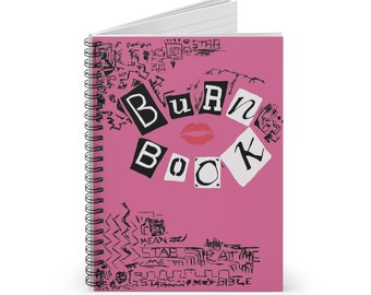 Mittlere Mädchen, Brennen Buch, Regina George, Cady Reiher, Gretchen Weiners, Lindsay Lohan, Y2K Ästhetik, Geschenk für Freundin, Schreibtagebuch