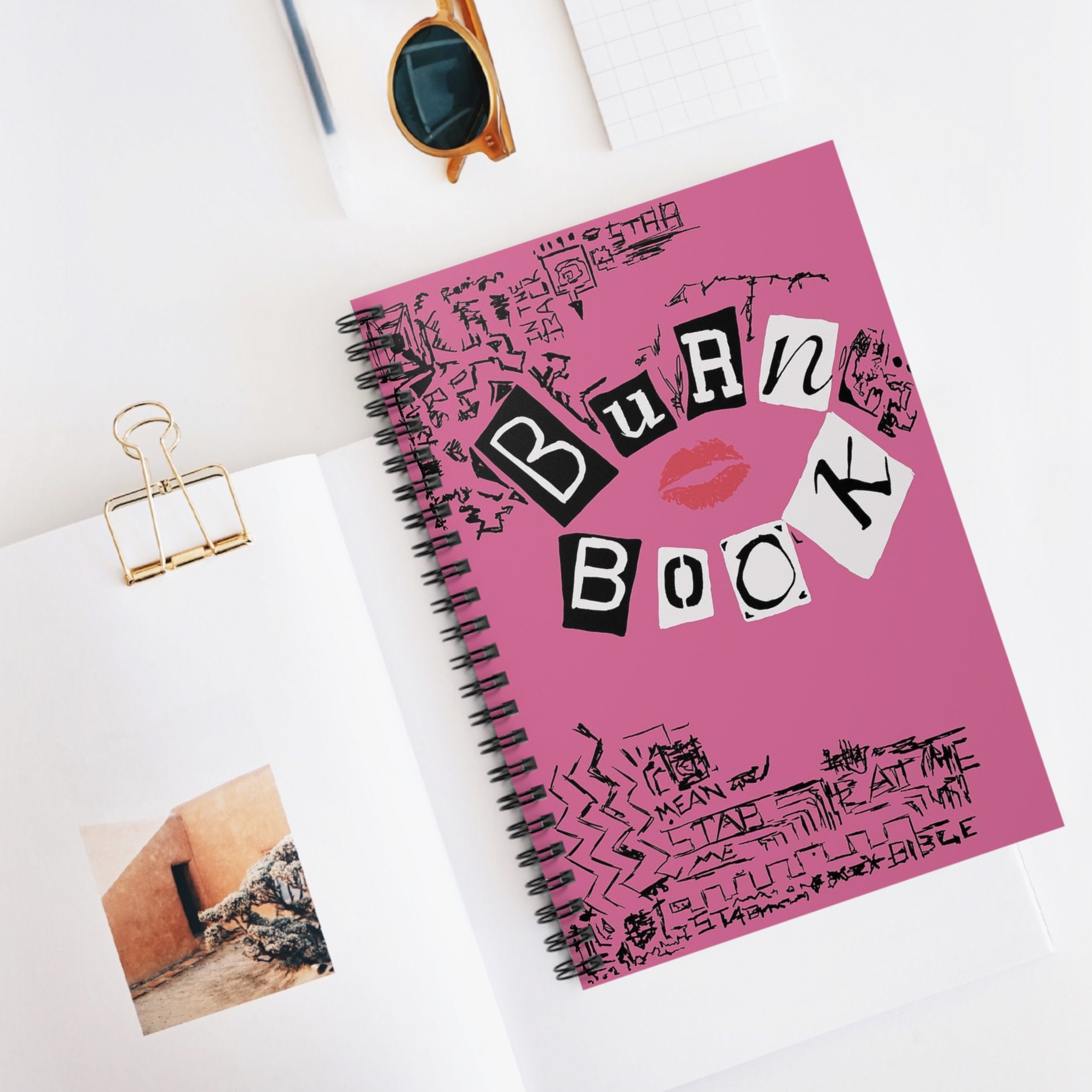 Sketch Book Journal - Mean Girls Inspired *Burn Book*
