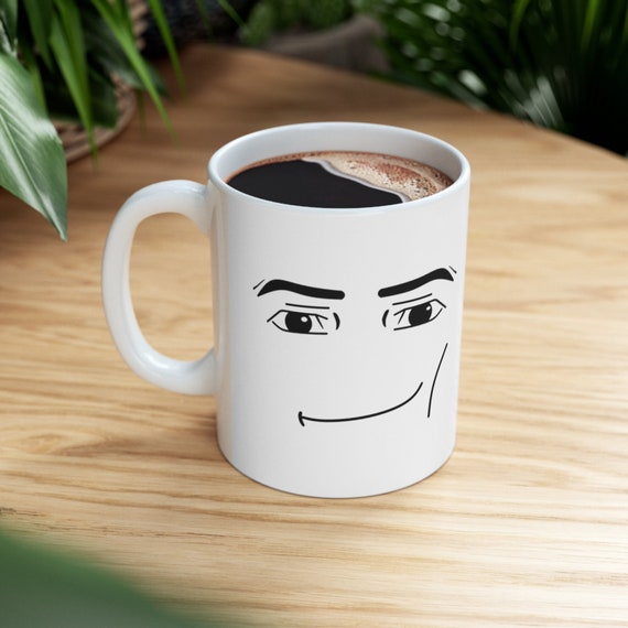 Roblox Man Face Mug Funny Cup Meme Mug Roblox -  Sweden