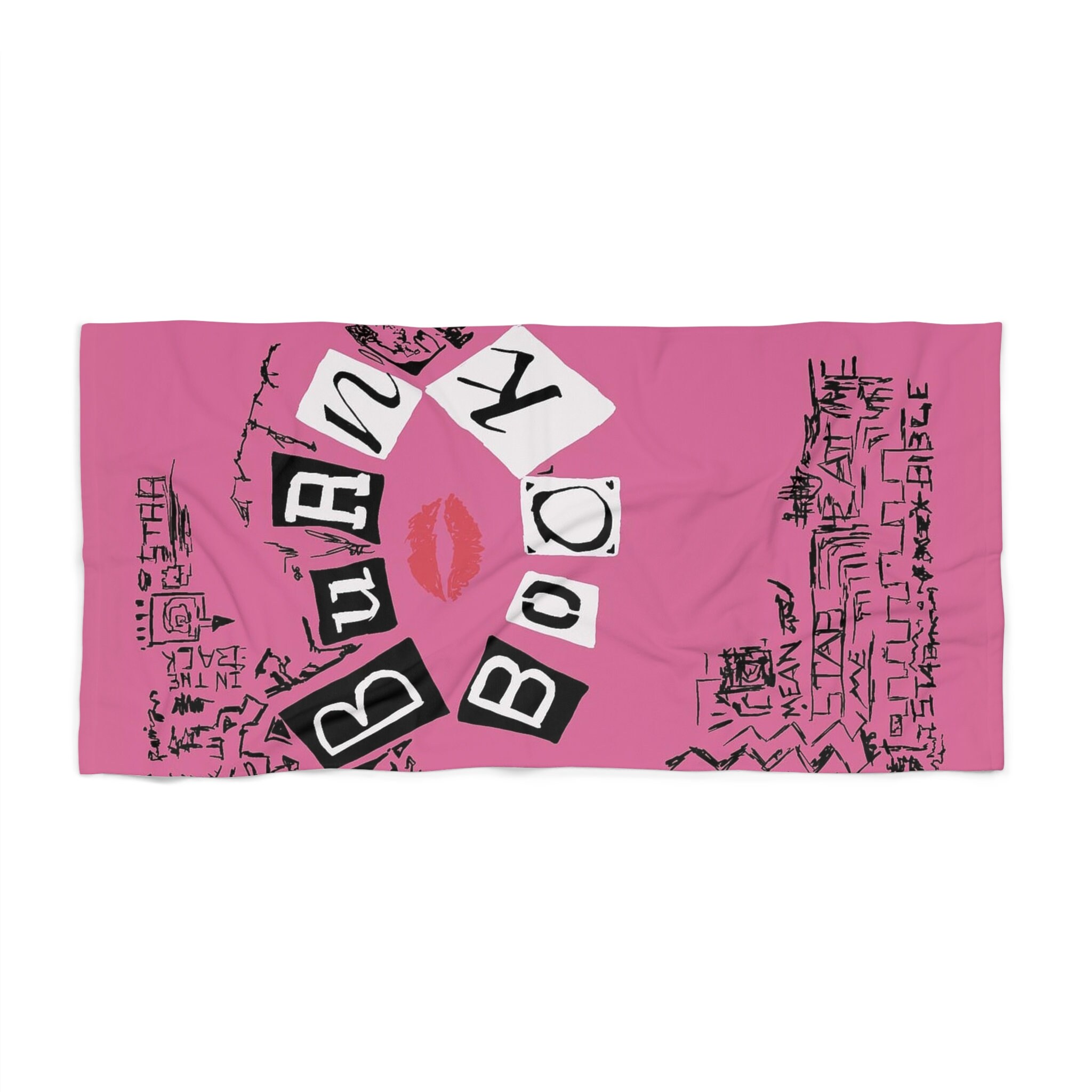 burn-book-mean-girls-beach-towel-regina-george-cady-heron-etsy