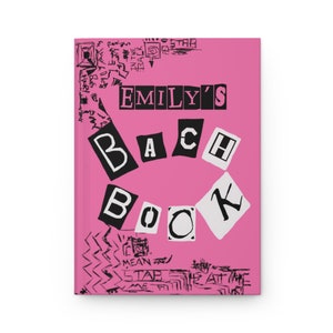 Libro de chismes personalizado para despedida de soltera, Chicas malas, Libro de chismes, Regina George, Cady Heron, Gretchen Weiners, Lindsay Lohan imagen 2