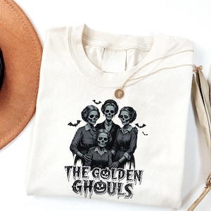 Golden Ghouls Halloween Shirt: Funny Team Girls Halloween 2025