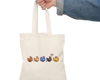 Stardew Valley Tote Bag, Trendy Gaming Gift, Cozy Gamer, Stardew Merch, Canvas