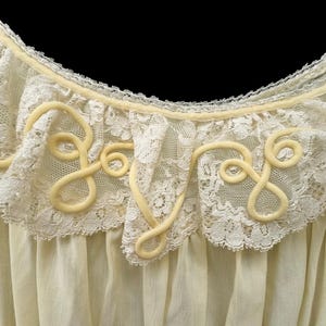 enchanted moment floral ruffled lace midi dress Félicie White Embellished Floral Lace Midi Dress, M / White main image 1
